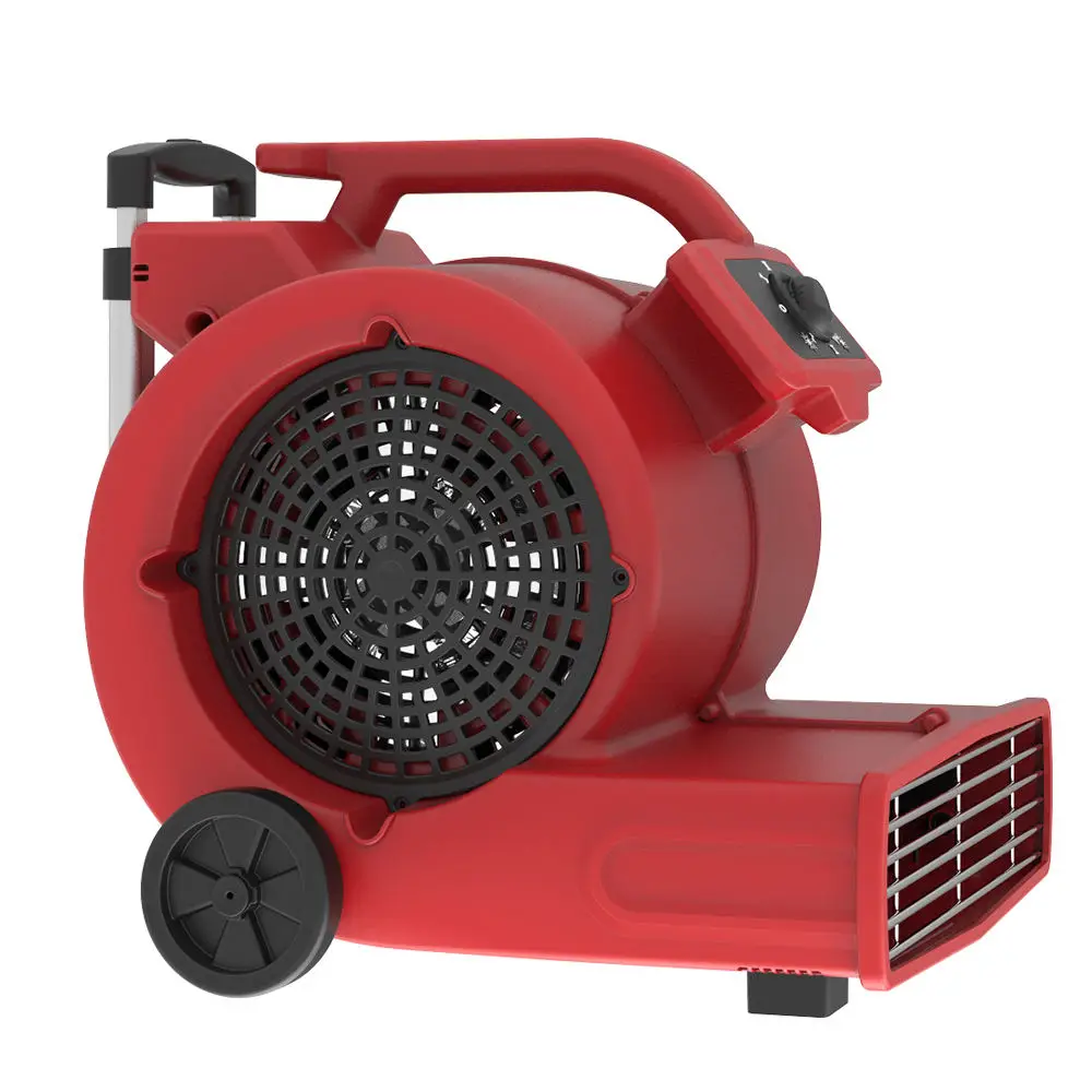 High-Efficiency Electric Ground Blow Dryer with Telescopic Pull Rod Multifunctional Knob Type Hot Cold Air Convenient Design