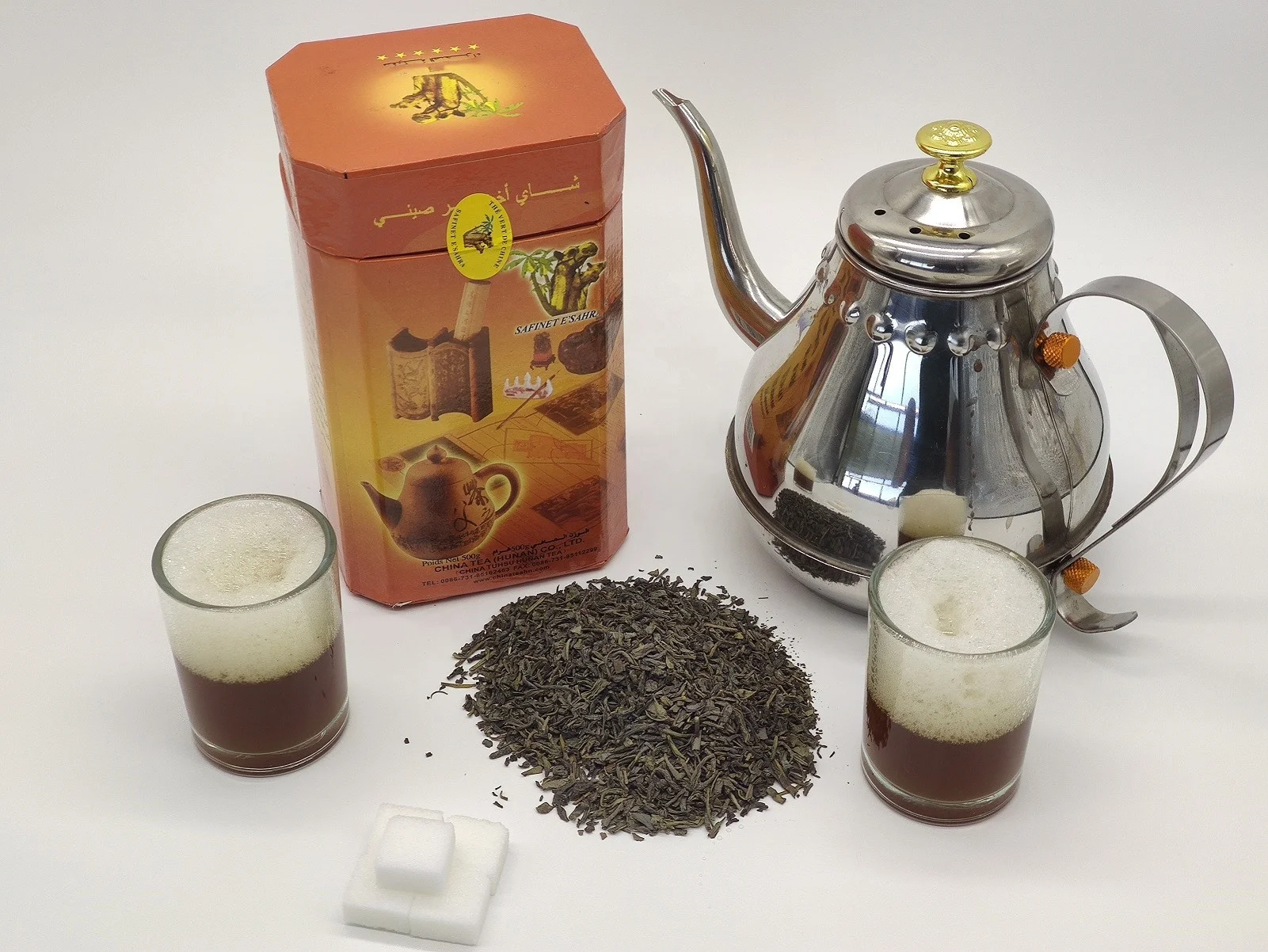 HN02 wholesale factory price negotiable Hot sale CHA special Chinese ChunMee 9371 500g  Green tea