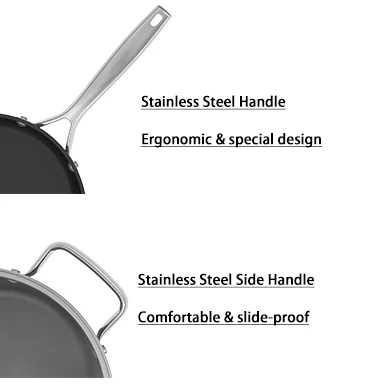 BESCO OEM Line style series Aluminium Alloy light blue nonstick forged aluminum cookware set Interior Xylan plus