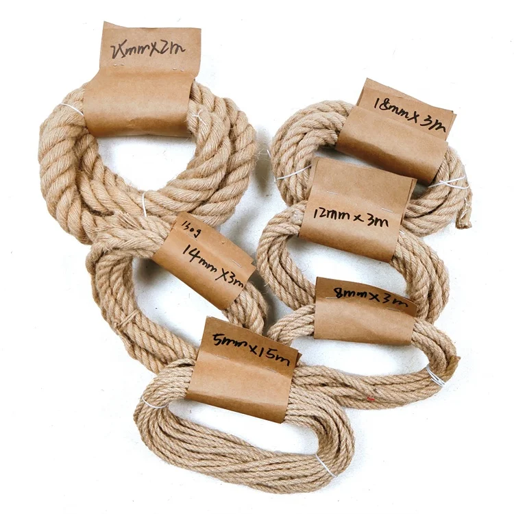 Hot Sale Jute Rope Decorate Twine Natural Colored  Gift Package 100% Nature jute For Garden Decorations And Craft Material