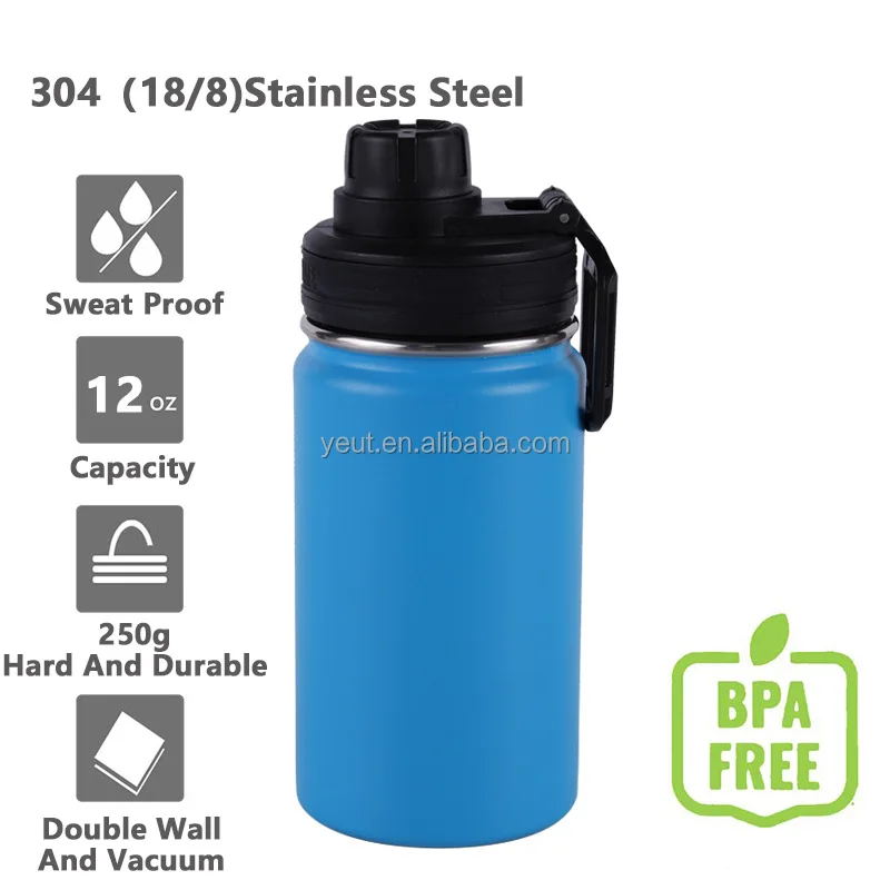 12oz 18oz 32oz 40oz Large Capacity Water Bottle Travel Sport Thermal Flask Stainless Steel Vacuum Insulated Hydroes Thermos Mug
