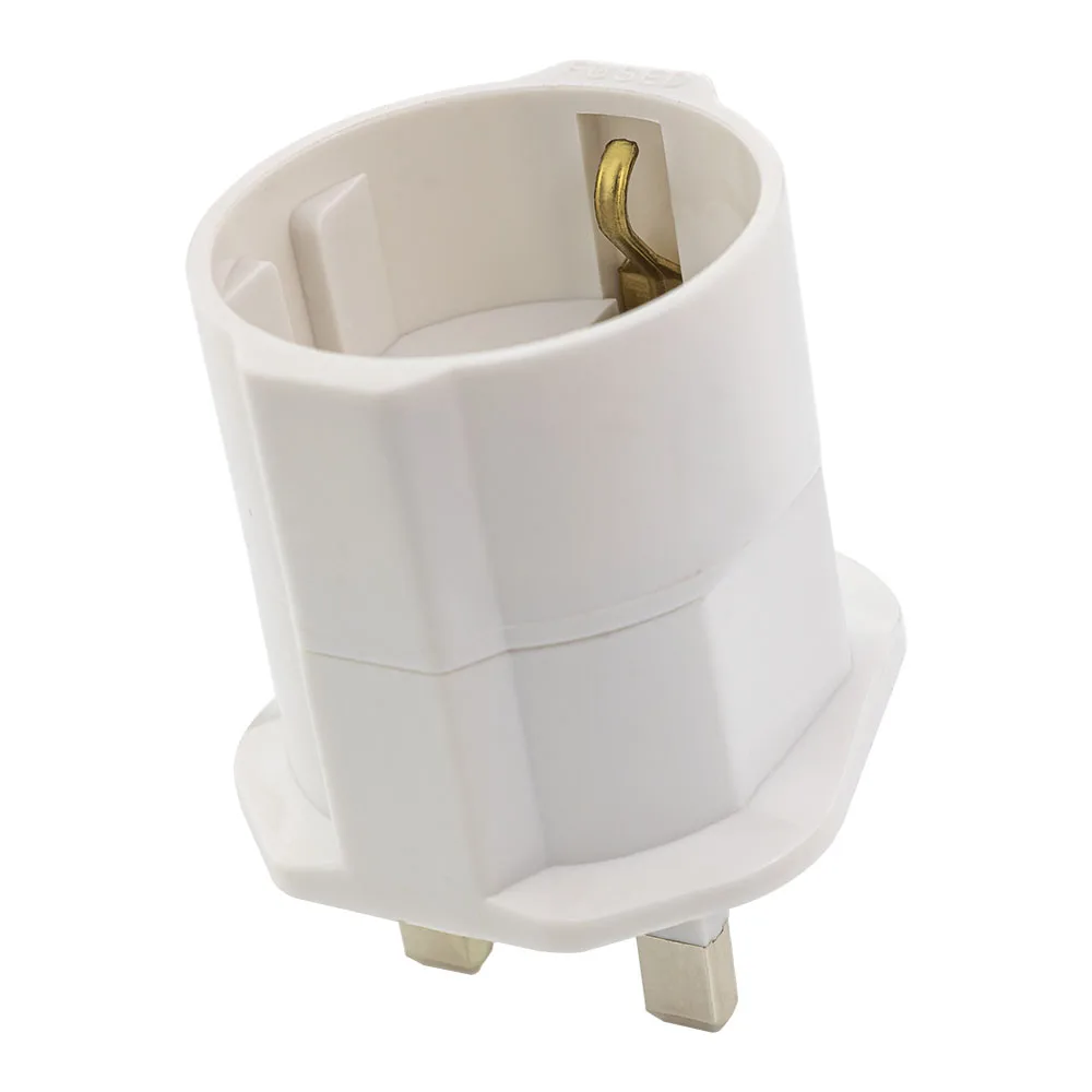 EU to UK Adapter Schuko Euro Socket 2 Pin to 13 Amp 3 Pin Plug Type C to Type G