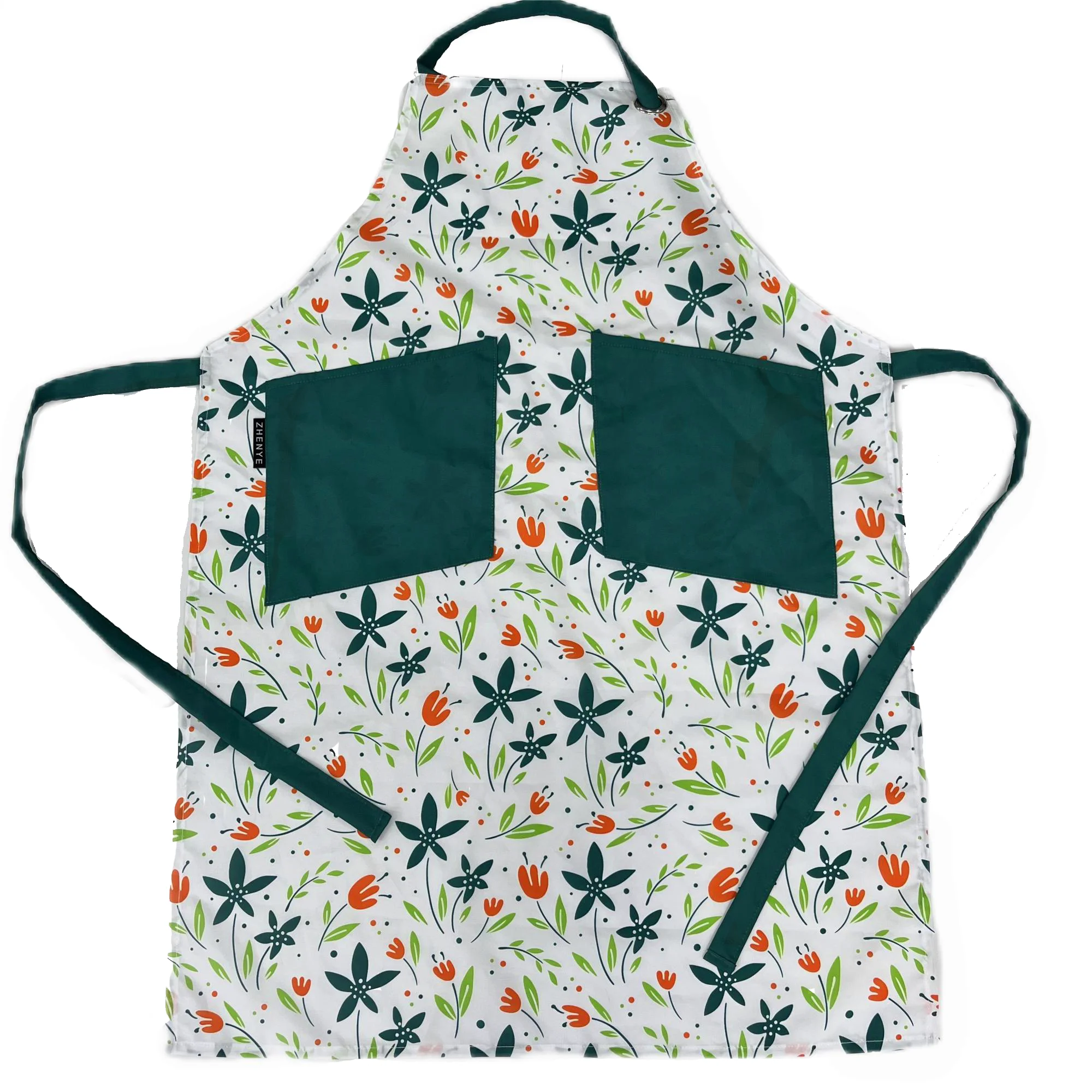 Регулируемый Кухонный Фартук с индивидуальным логотипом хлопковый фартук полиэфирный индивидуальный цвет модный стиль домашний ресторан кухня для женщин