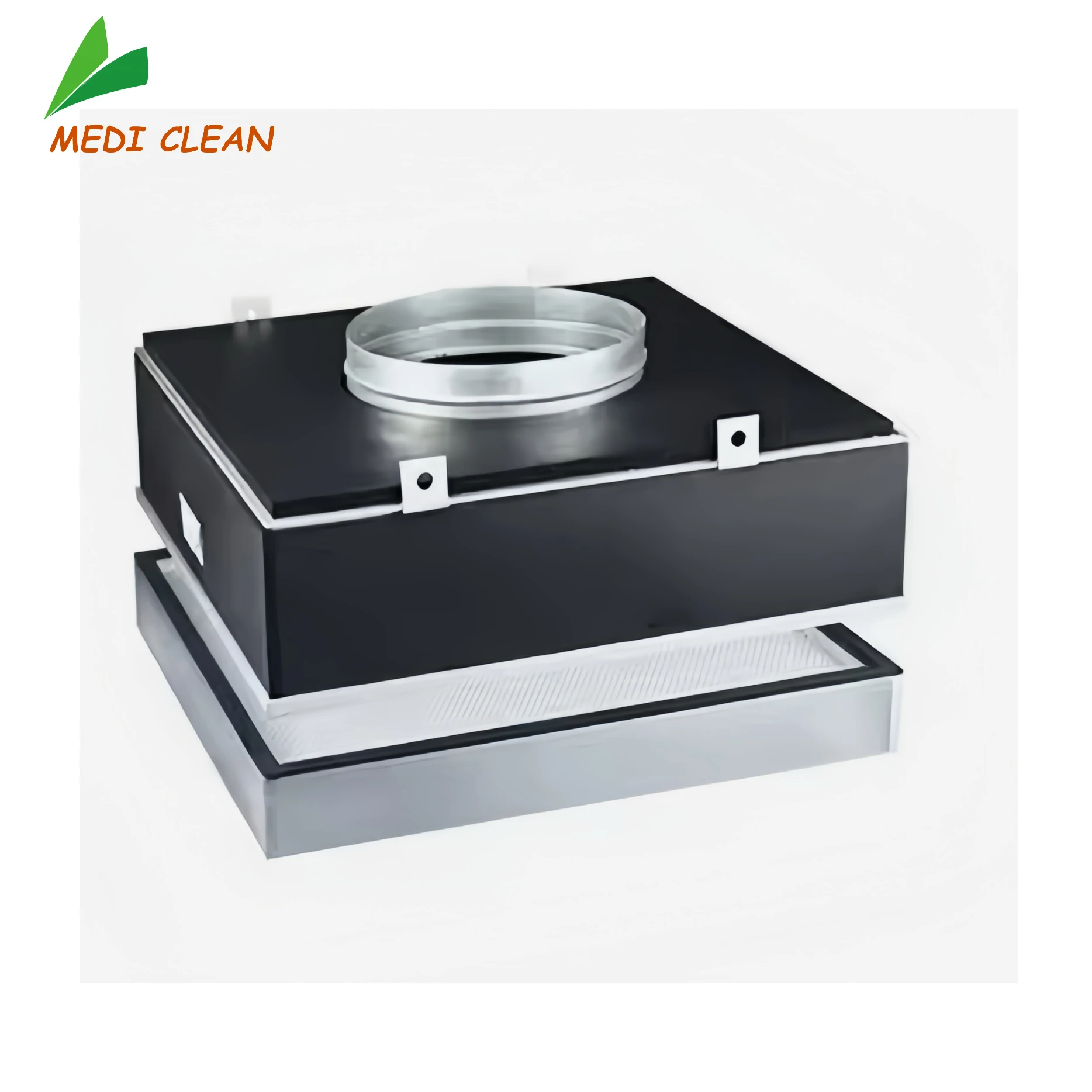 Air Filter Box Terminal Hepa Filter Module With Hood for Ventilation System