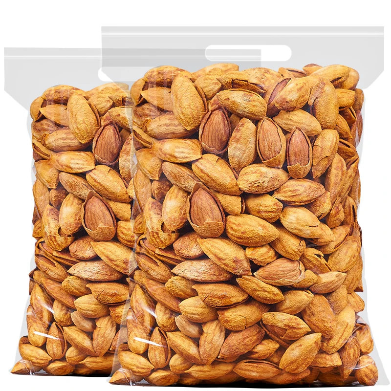 Professional Wholesale 500g Health Snacks Organic Almond Nut Bulk High Quality Roasted Almonds