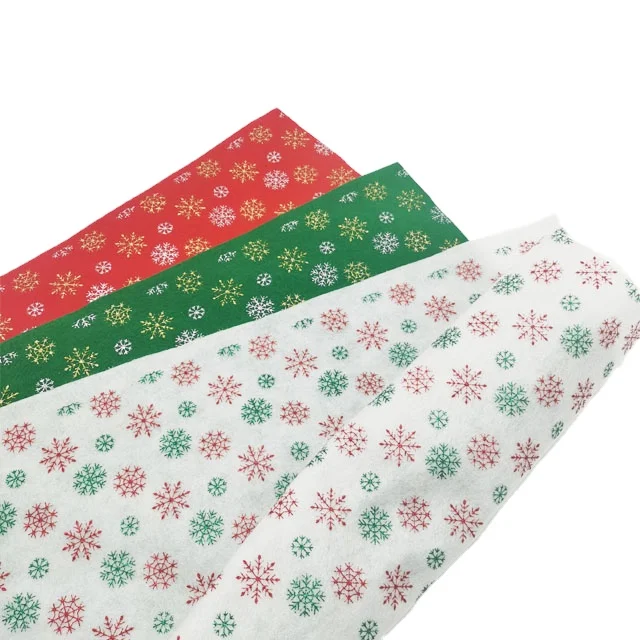 Christmas craft felt roll 180gsm PET felt roll factory price
