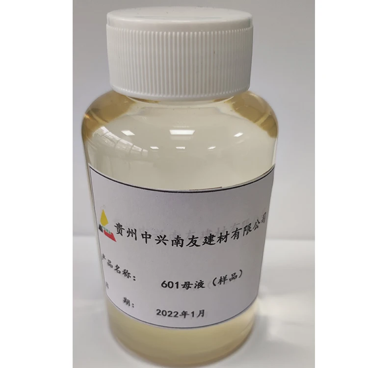 Chinese Polycarboxylate Superplasticizer Water Reducer 601 Mother Liquor