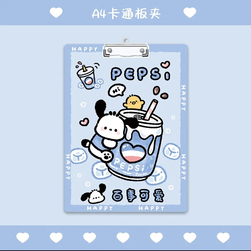 Creative A4 Board Clip Student Cute Board Exam Pad Storage Clip Office Files Cartoon Writing Board Clip