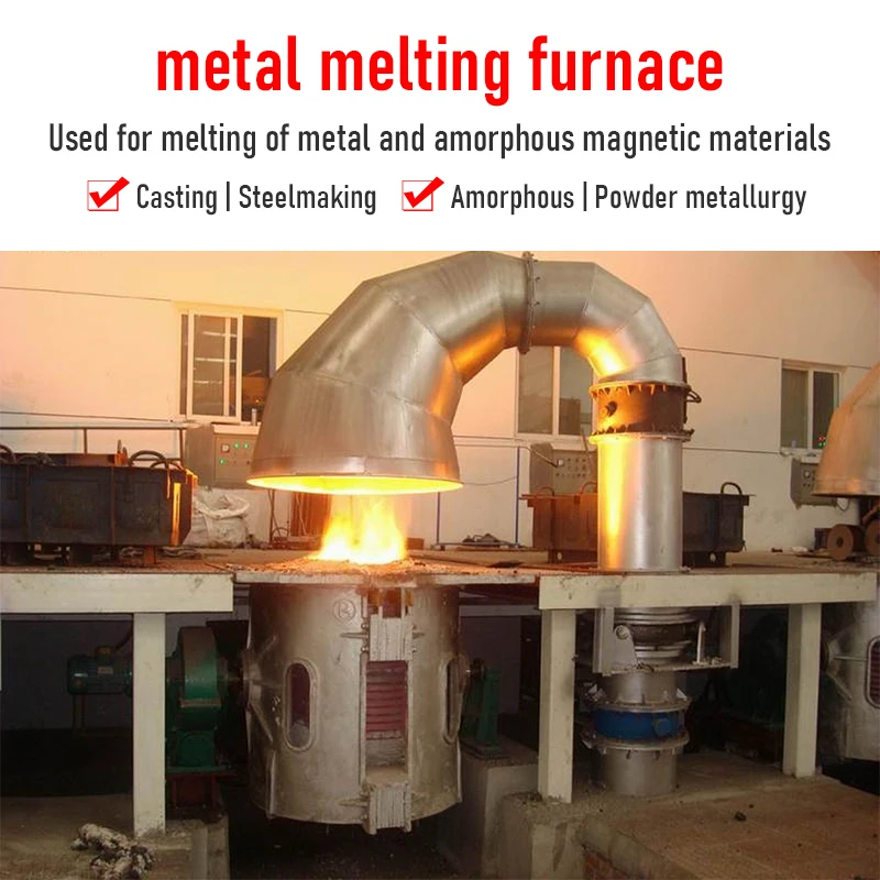 1ton stainless steel melting induction furnace electric