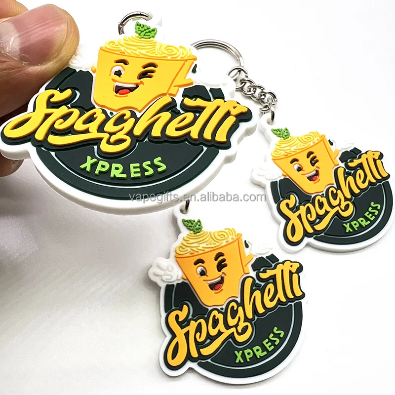 Low Cost Custom Soft pvc keychain 3d pvc key chain rubber keychains for Top quality Wholesale