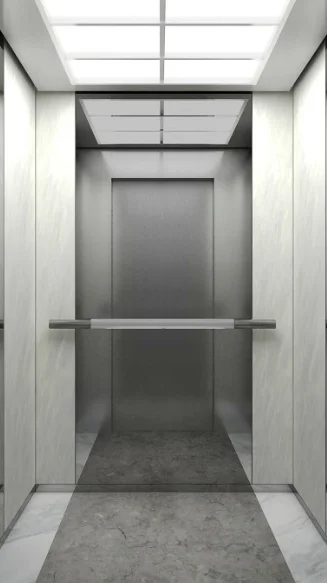 Fuji Residential Home Elevator Safety Lift Panoramic Glass Large Capacity Titanium Stainless Steel Passenger Elevator