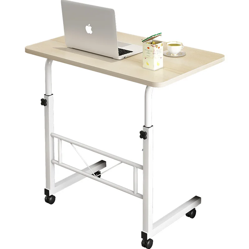 Mobile Computer Desk Portable Desk Height Adjustable Wooden Modern Laptop Desk Commercial Furniture Optional 1set/box 80*40cm