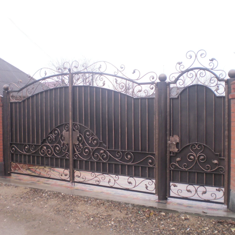 Protective Modern Luxury Wrought Iron Fencing and Gate Designs