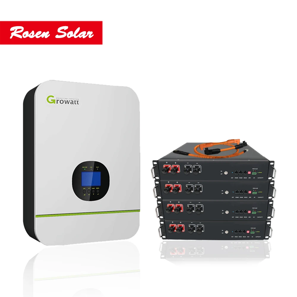 Новый выпуск гибридный солнечный инвертор Growatt 5000 Вт немодулированный синусоидальный сигнал 5 кВт для домашнего использования стандарт