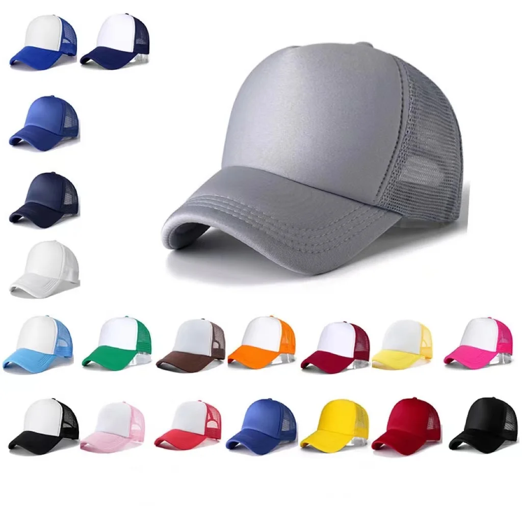 Пользовательский дизайн логотип печать вышитый прилегающий сетчатый головной убор Спорт пользовательский пенный тракер шляпа
