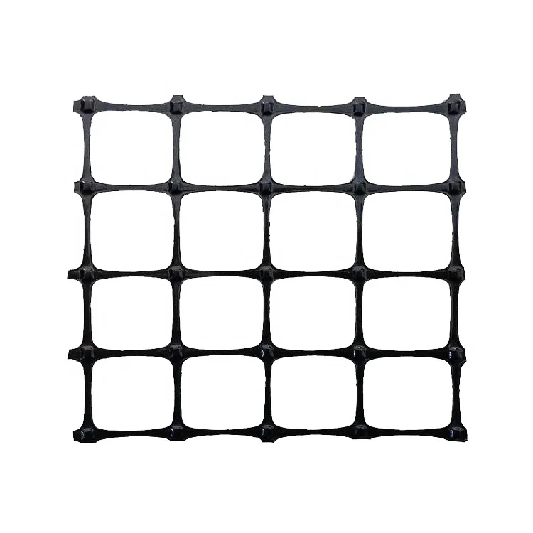 high strength 50kn 100kn 600kn polyester geogrid for mining protection