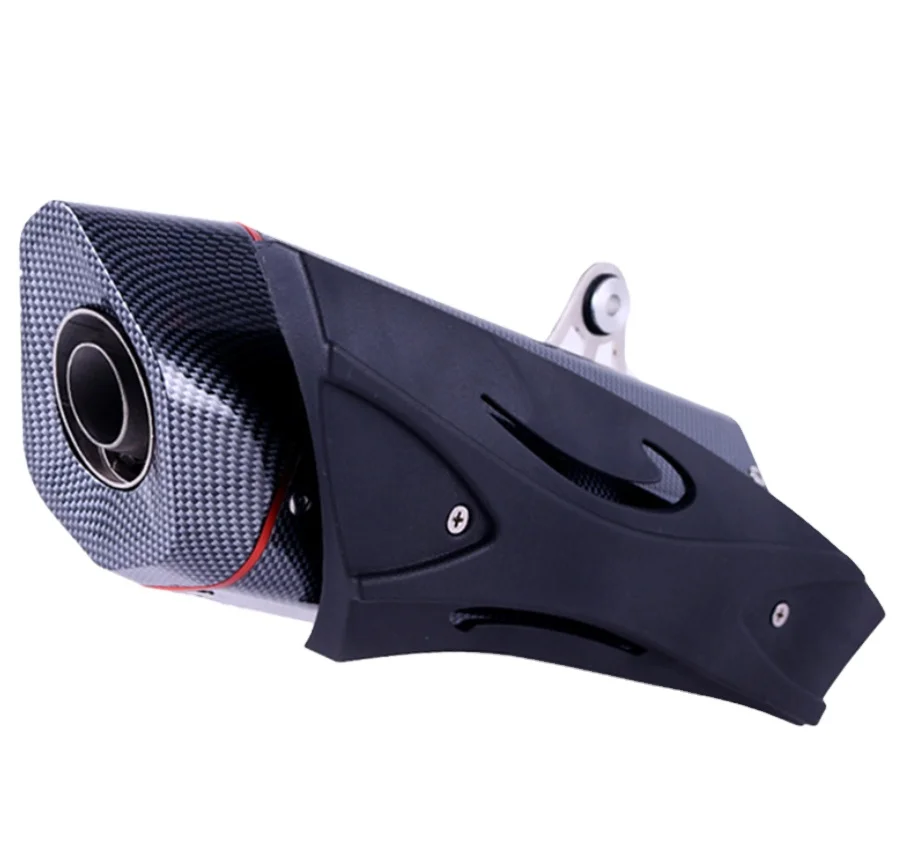 
jeabo Stainless motorcycle exhaust muffler exhaust pipe moto for r9 General Motorcycle Exhaust Pipe 