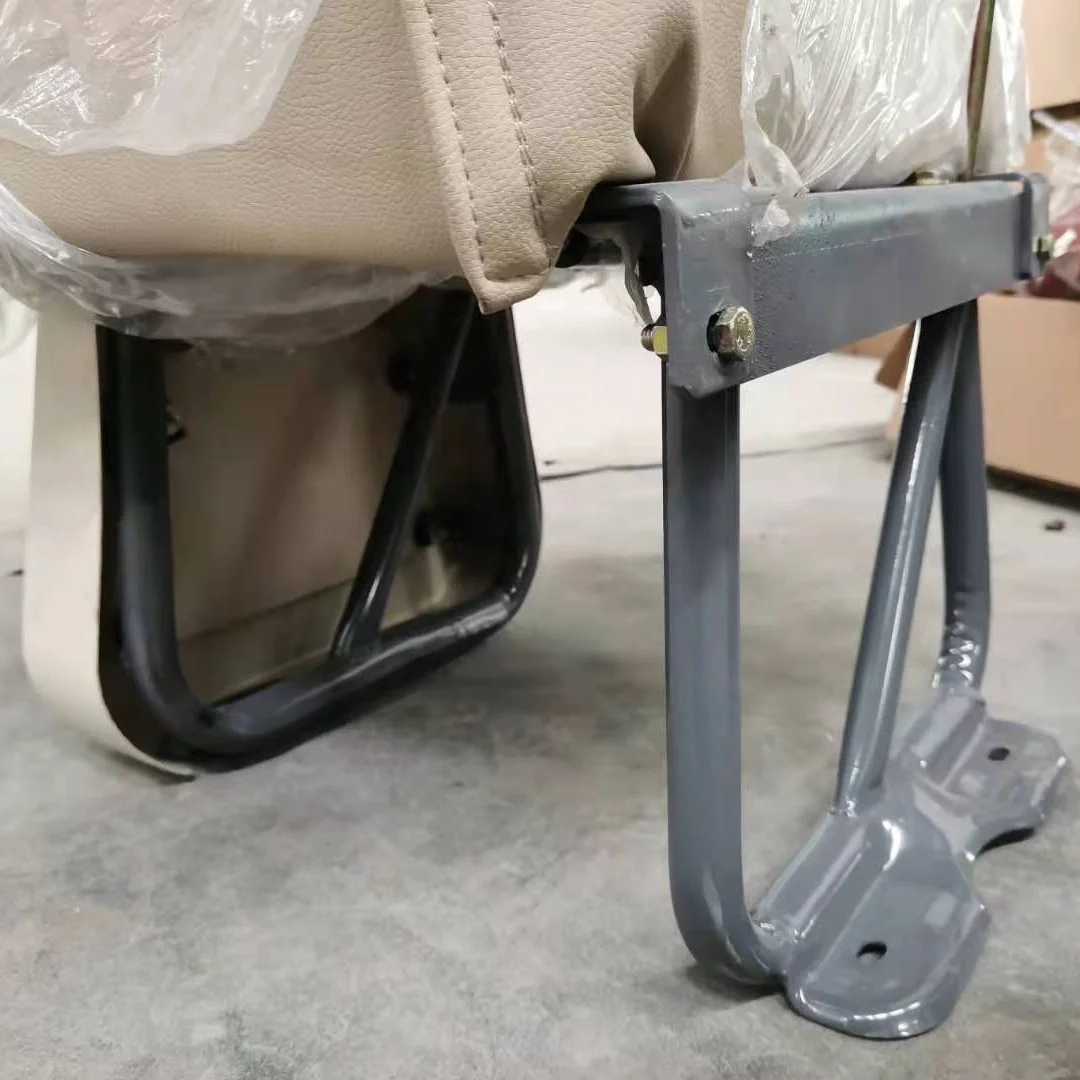 Factory made coaster mini bus passenger seat with armrest and seat belt