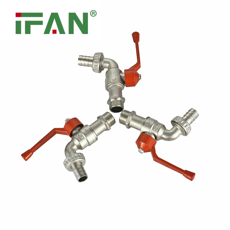 IFAN High Pressure Threaded Brass Tap Faucet Brass Kitchen Taps for Water Supply