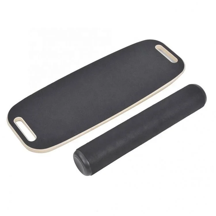 
Amazon Hot Sale Wooden Exercise board Lightweight Abdominal Exercise Home Fitness Balance Board 