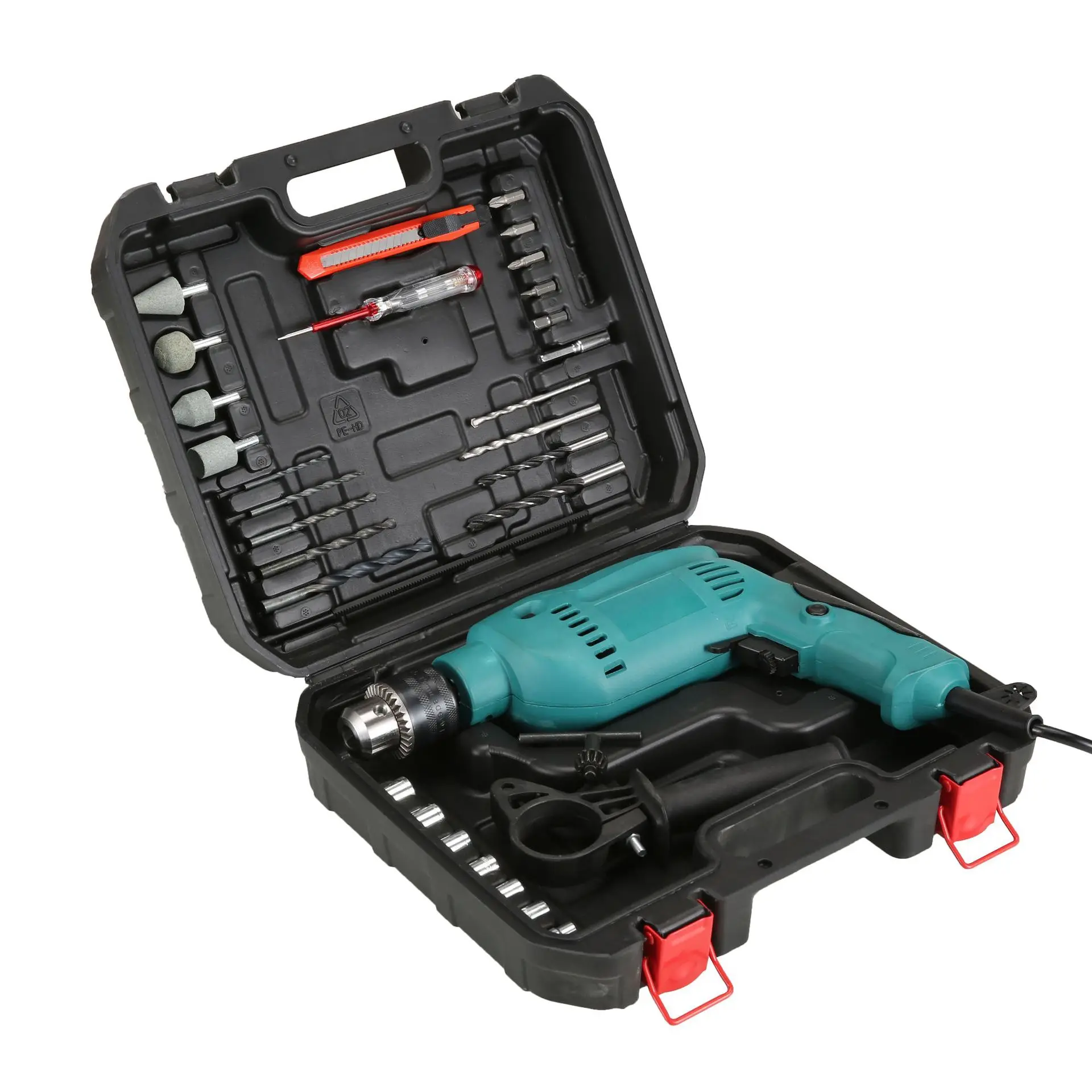 impact drill sets of electric tools Five axis linkage high power electric drill Percussion drill set tool set