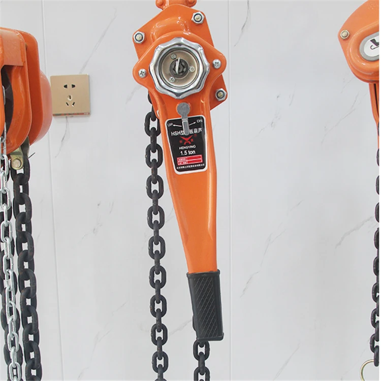 
Factory Price 0.75T Manual Lever Chain Hoist Manufacturer in China 
