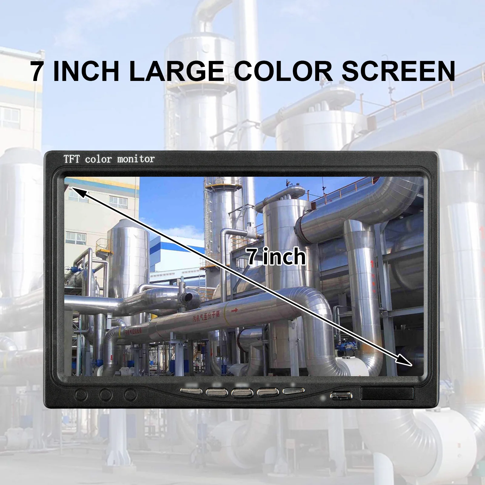 The 23MM Pipe Inspection Camera Head Hd camera