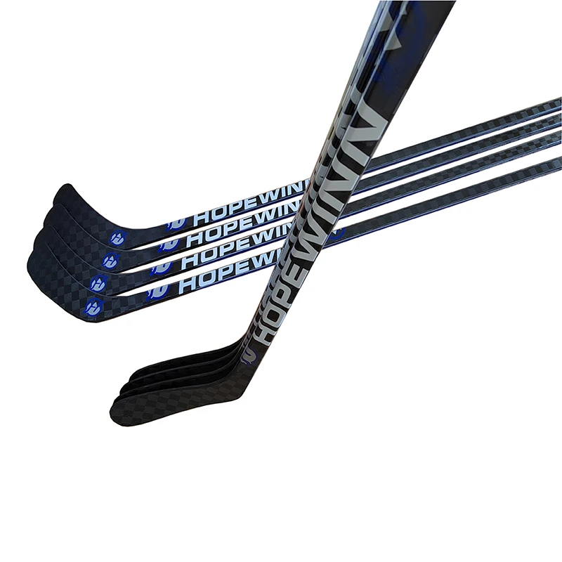 5 side Shaft custom Graphic Senior and INT size Ice Hockey Sticks with more Curves for Options