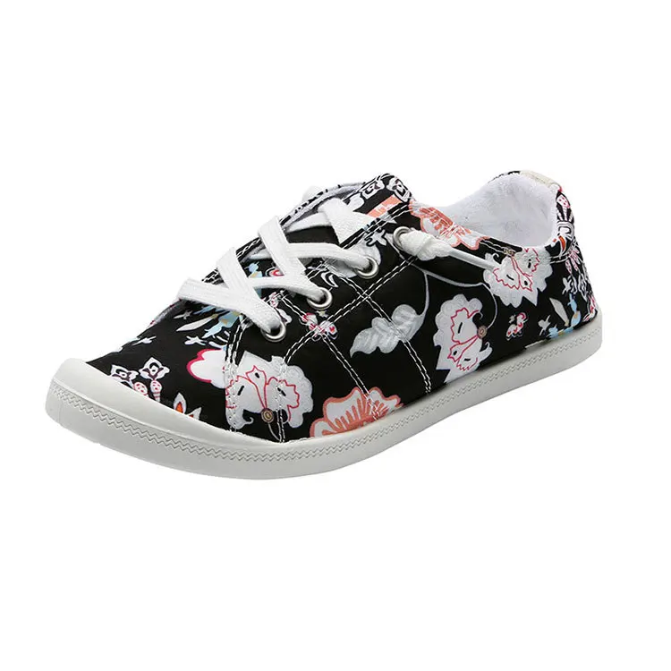 China factory Authentic womens canvas lace up plimsolls Casual Plimsolls Shoe