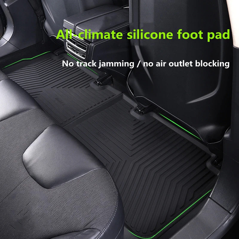 Automobile Rubber Foot Mats Front And Rear Trunk Protection Carmats Silicone Car Mat For Tesla Model3 Models