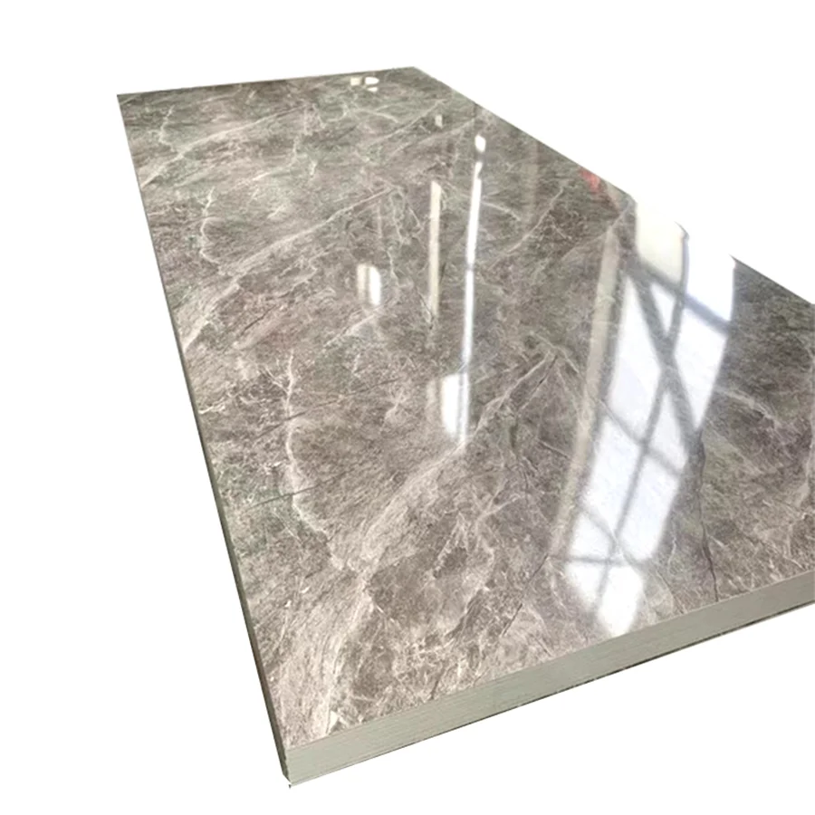 Modern Style Waterproof UV Marble Sheet Design Wall Decor Sheet wall paneling pvc marble sheet