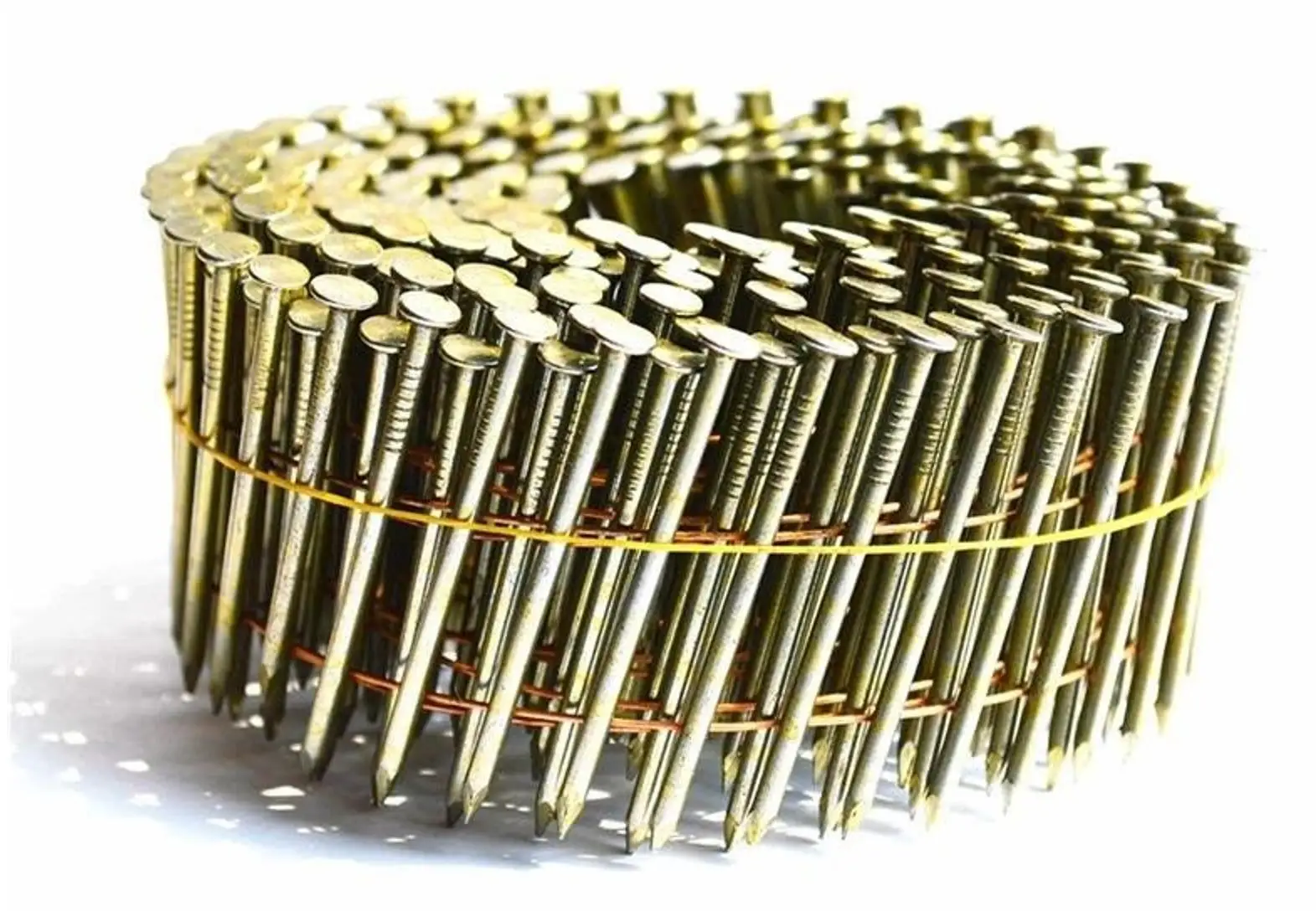 frame pallet coil nailshigh quality factory supply electro-galvanized plastic top umbrella roofing nails hot sale hot dipped