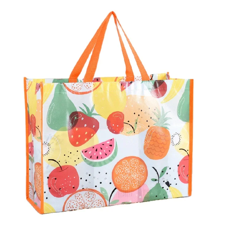 Personalized eco friendly fruit bag reusable biodegradable lamination non woven bag