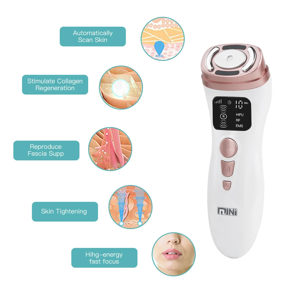 MINI HIFU High Intensity Focused Ultrasound Beauty Face Lift Skin Rejuvenation Sculpt EMS Contouring HIFU Machine