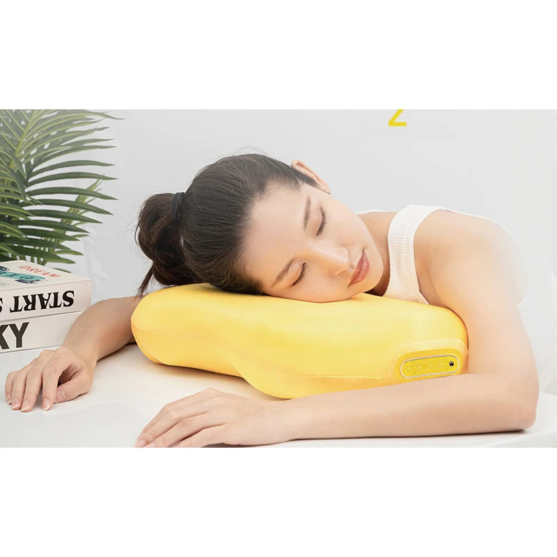 2024 Electric Smart Shiatsu Body Vibrating Kneading Cervical Neck Massage Pillow For Home