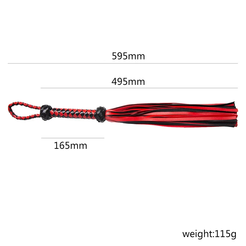 Adult Bdsm PU Leather Flirting Sex Toy Bondage Whip
