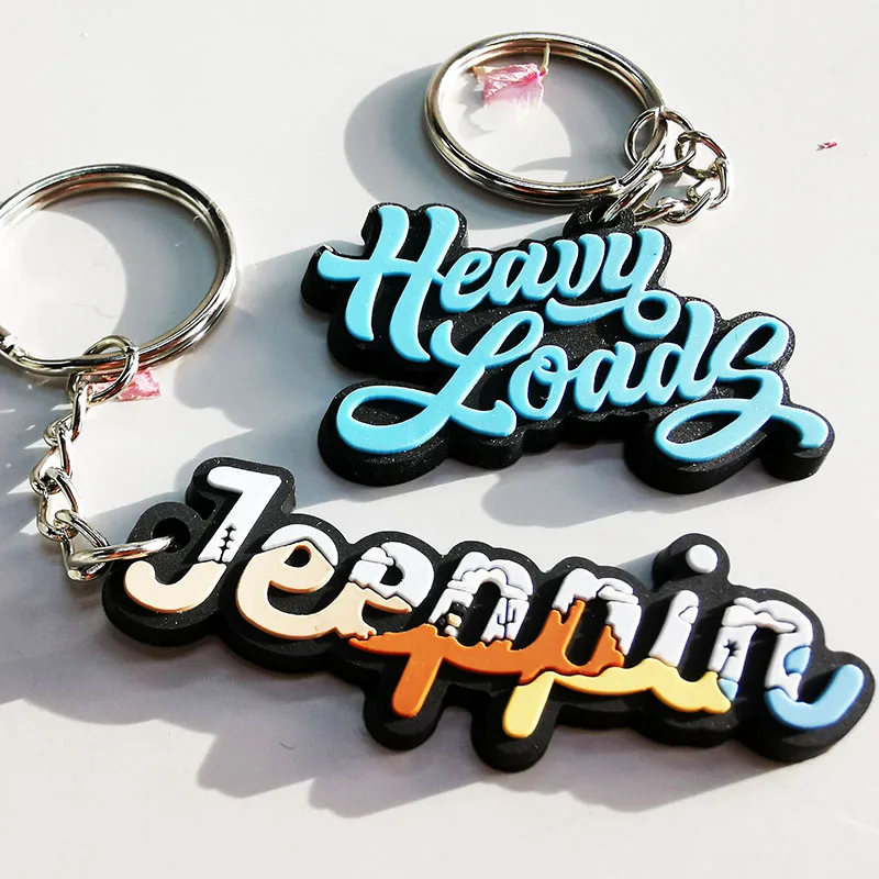 PVC Key Chain Manufacturer Wholesale Cheap Custom 2D 3D Silicon Rubber Soft PVC Keychain