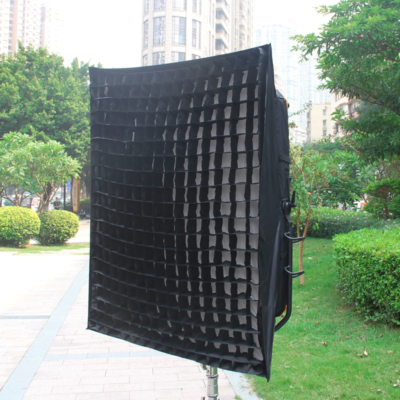Pdl Factory Wholesale 12 Heads Led Bi-Color Square Black Frame White Face Theater Tv Studio Cinema Light Lights Lighting
