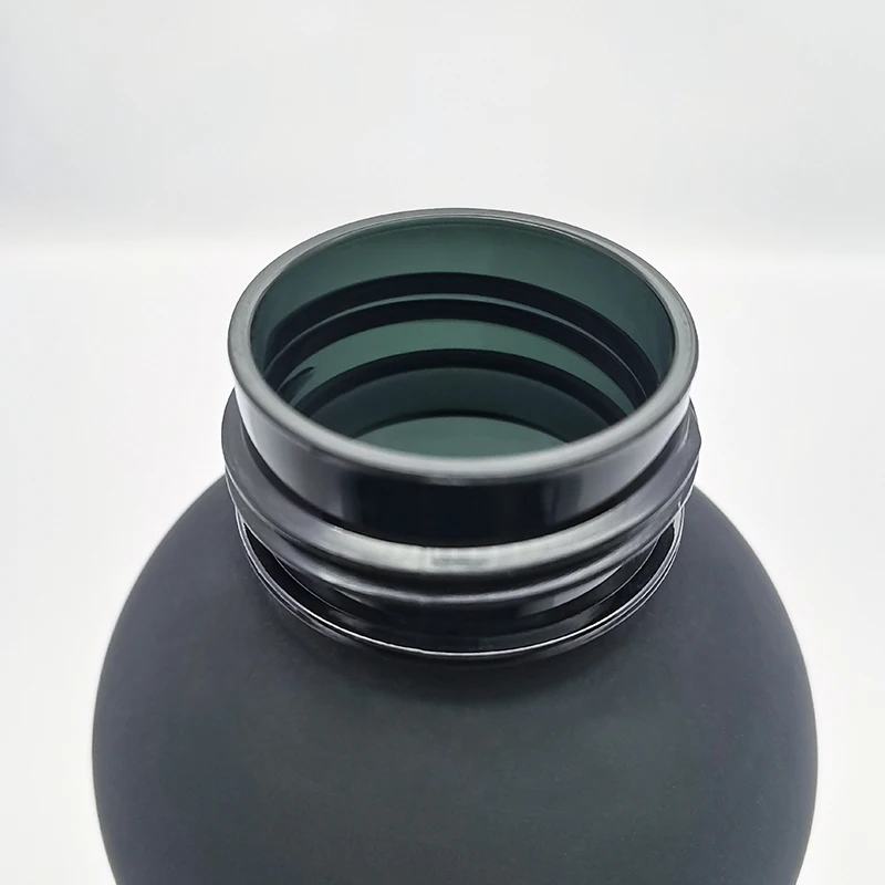 32oz High Quality personalized large capacity BPA Free Time Marker Frosted Plastic Tritan Outdoor Sports Water Bottle