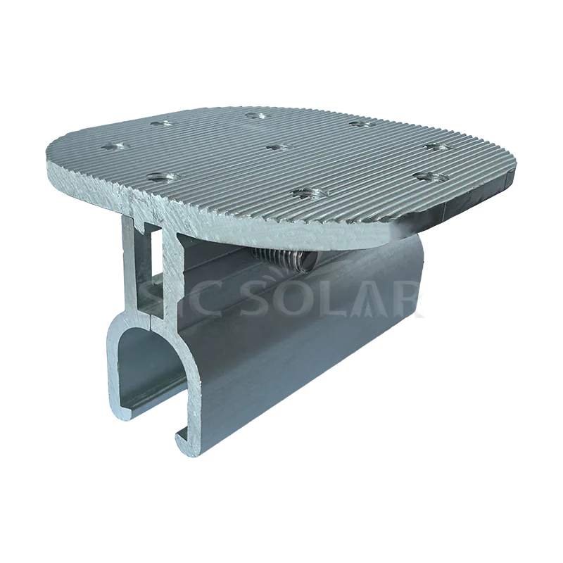 Aluminum clamps roof solar mounting standing seam roof clamp for flat roof mounted rack system