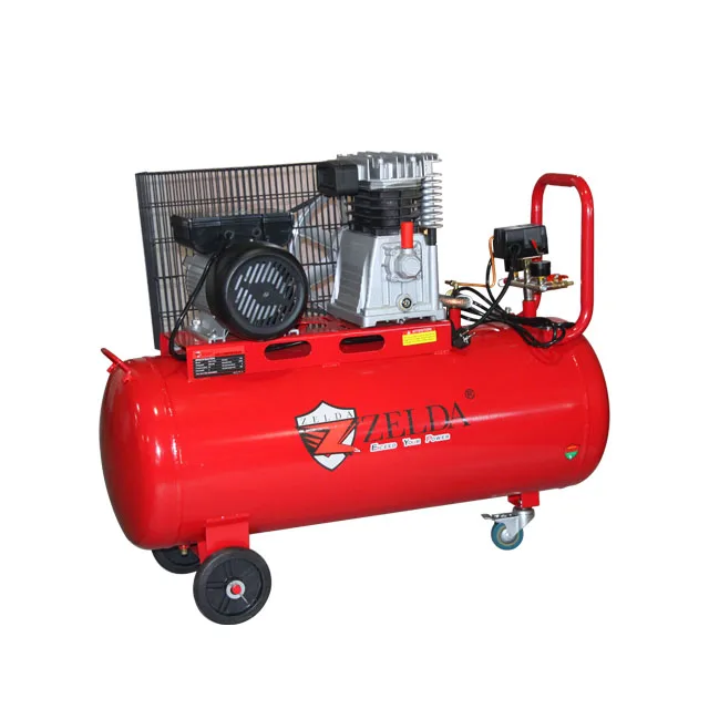Zelda Belt Driven Air Compressor Pump 100L Belt Air Compressor 1PH 220V Compressor