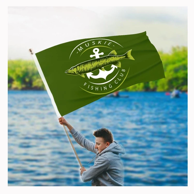 Kingson Top Quality Low Moq Design Promotional Advertise Polyester Banner Flag Cheap Large Custom Flag 3x5Ft