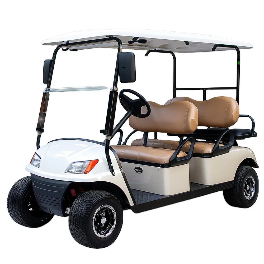 Hot sales multiple person golf cart electric 4x4 golf cart with 4 seater