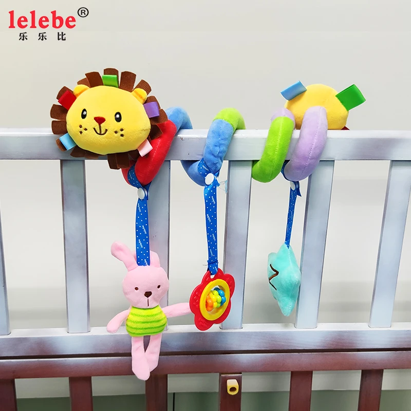 
Baby carriage cradle decoration OEM animal rattle fur rattle toy hot sale other baby toy teeth 