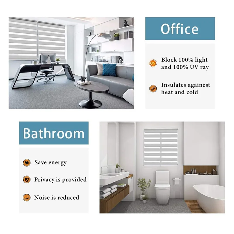 Hotel Zebra Blinds Vertical Smart Light Filtering Wave Zebra Blinds For Hotel