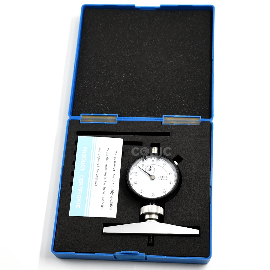 Professional Classical Design 0-10mm Depth Dial Indicator Measuring Tool With Din878 Standard