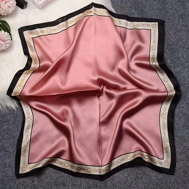 wholesale silk scarf western 53*53cm ladies luxurious silk scarf