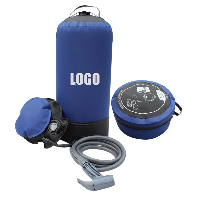 Trendy 10l Portable Solar Powered Shower Bag Camping For Outdoor Use