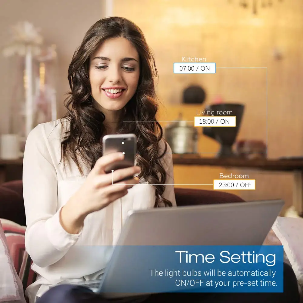 
Mr16 WIFI TUYA Smart Life App GU5.3 LED Bulbs Dimmable AC/DC RGB 12V 5W 400LM Adjust Beam Angle Smart Lamp 