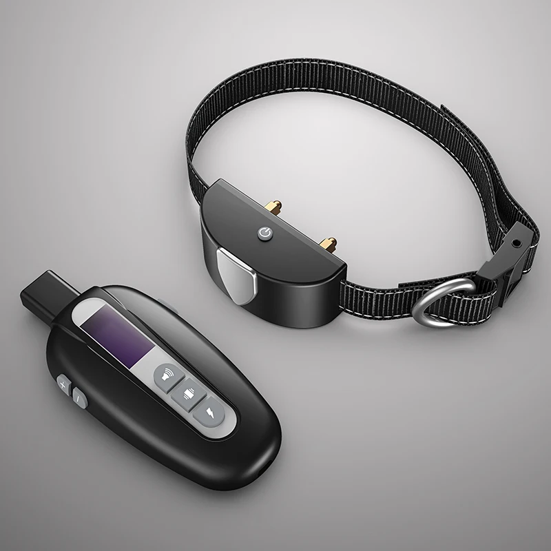 
Collier de Dressage pour Chien Rechargeable et IPX6 Etanche avec Distance de 660y avec Mode Vibration Choc Electrique, Sonore 